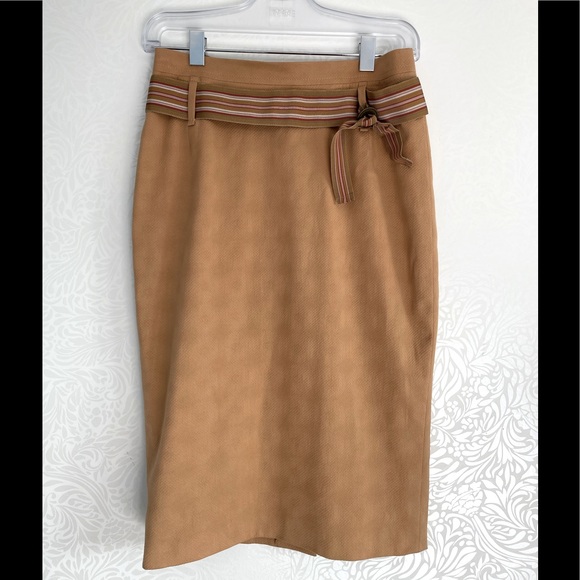Escada Dresses & Skirts - FREE ADD ON Escada cotton belted pencil skirt - 36